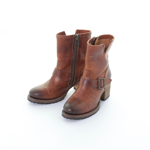 Freebird Carlito | eBay Freebird Carlito Brown Leather Ankle Boots Womens 6M Distressed Handcrafted Moto